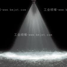 不锈钢低压扁平清洗喷嘴喷射效果